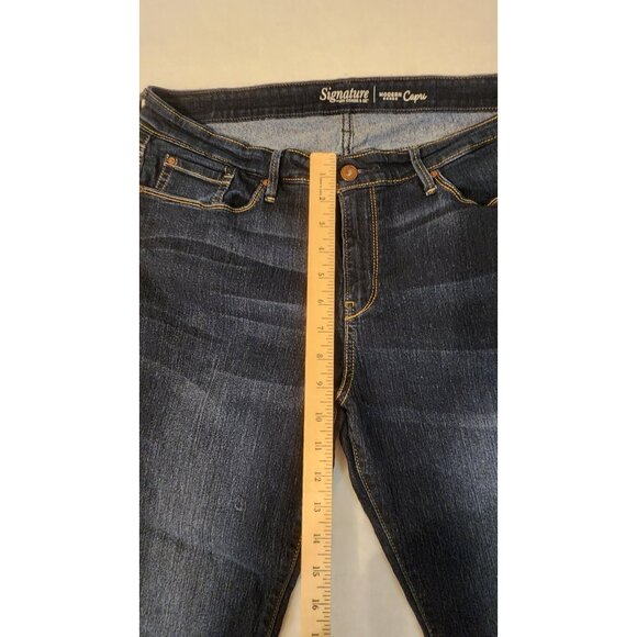 Signature Levi's strauss&co. modern capri denim jeans 16 - Picture 7 of 13
